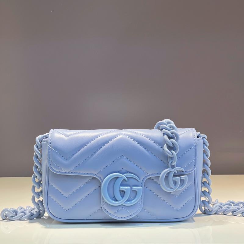 Gucci Shoulder HandBag 699757 Sea Salt Blue